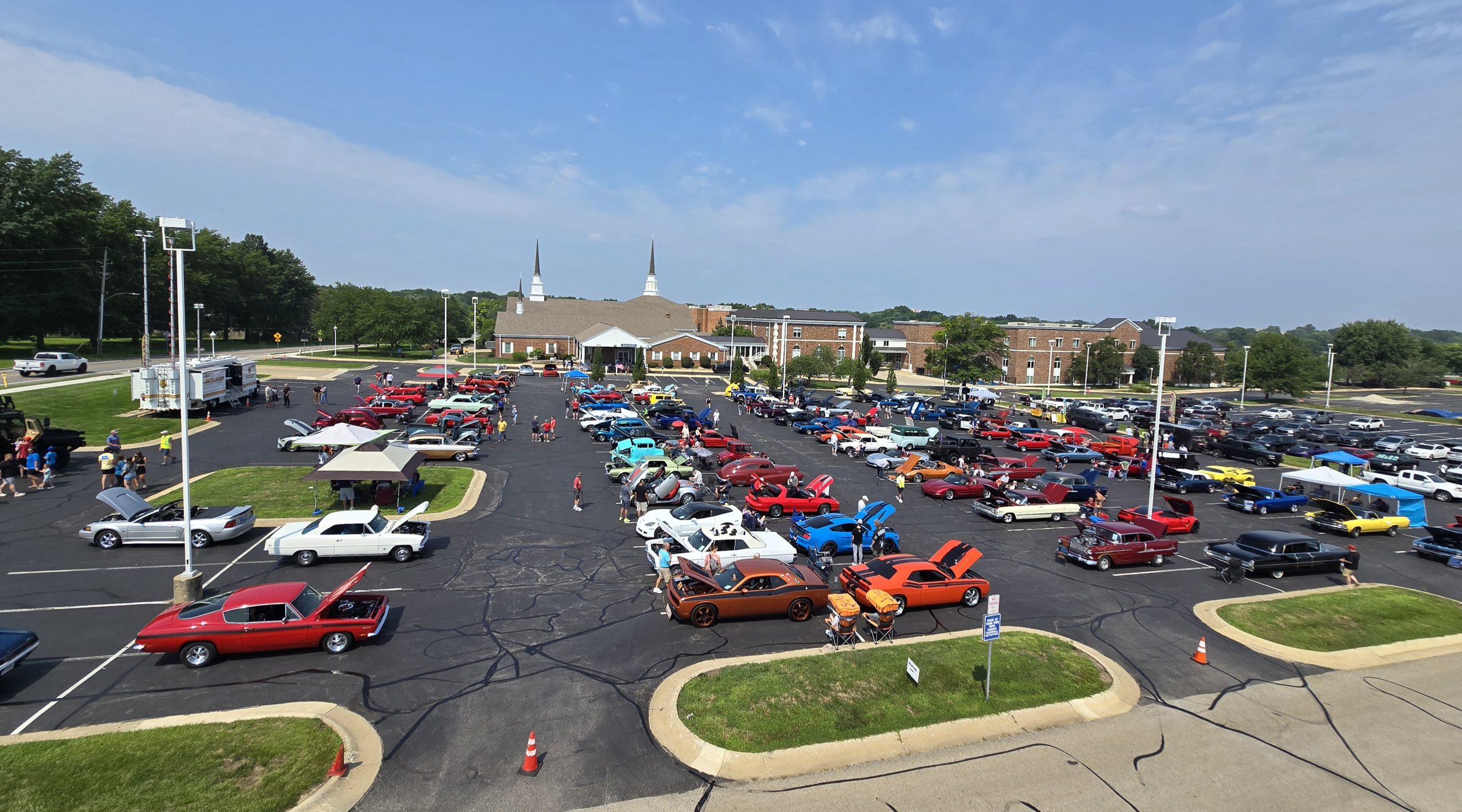 Robert Brogden participates in the Olathe Police Foundation's Auto Show