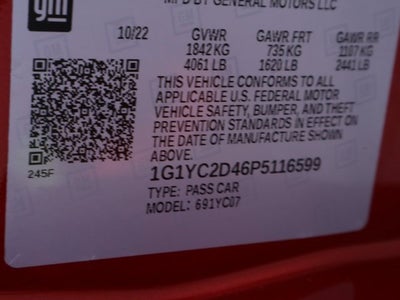 2023 Chevrolet Corvette Stingray 3LT