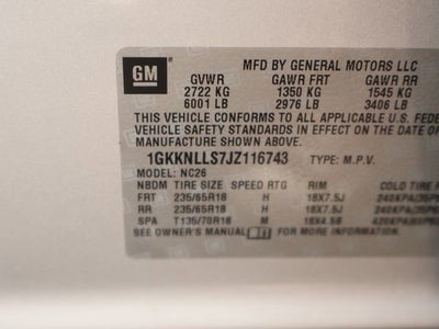 2018 GMC Acadia SLE