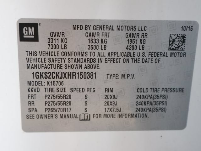 2017 GMC Yukon Denali