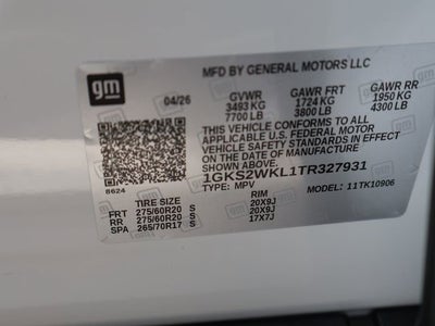 2026 GMC Yukon XL AT4 Ultimate