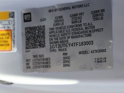 2026 GMC Sierra 3500 HD SLE
