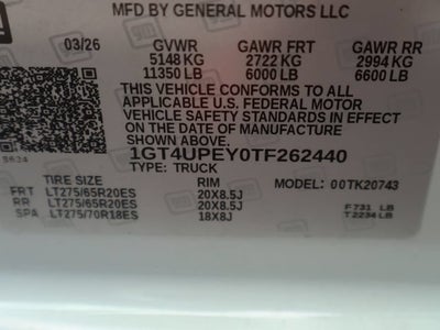 2026 GMC Sierra 2500 HD AT4