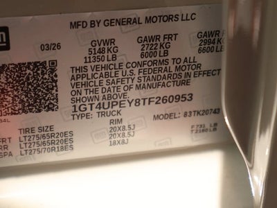 2026 GMC Sierra 2500 HD AT4