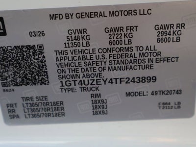 2026 GMC Sierra 2500 HD AT4X