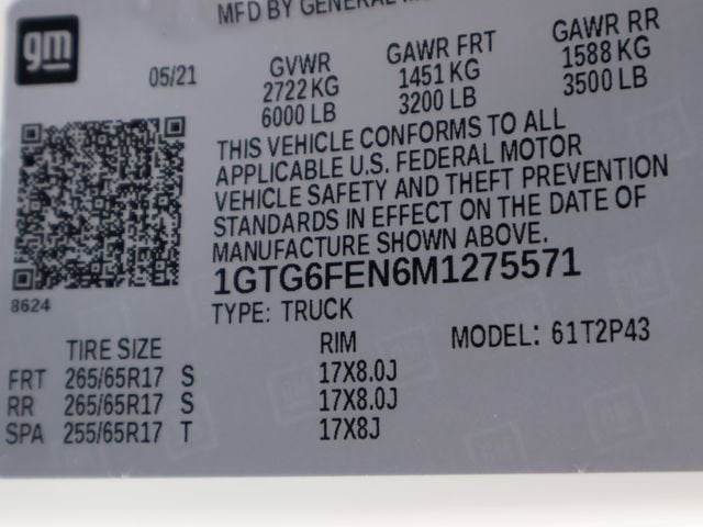 2021 GMC Canyon 4WD AT4 w/Leather