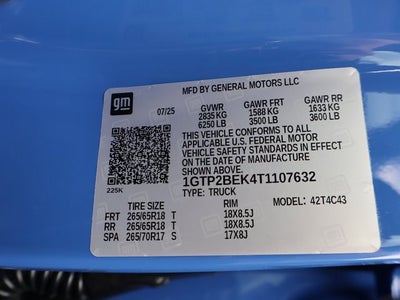 2026 GMC Canyon Elevation