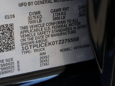 2026 GMC Sierra 1500 Elevation