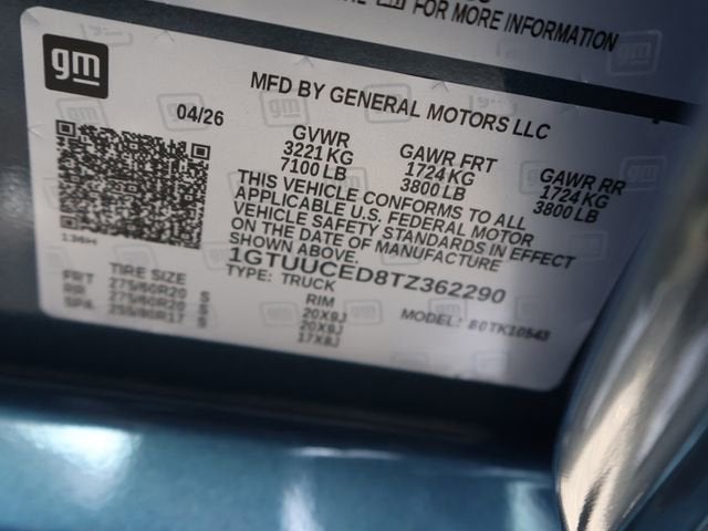 2026 GMC Sierra 1500 Elevation