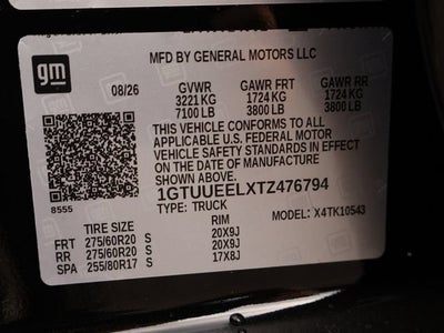 2026 GMC Sierra 1500 AT4