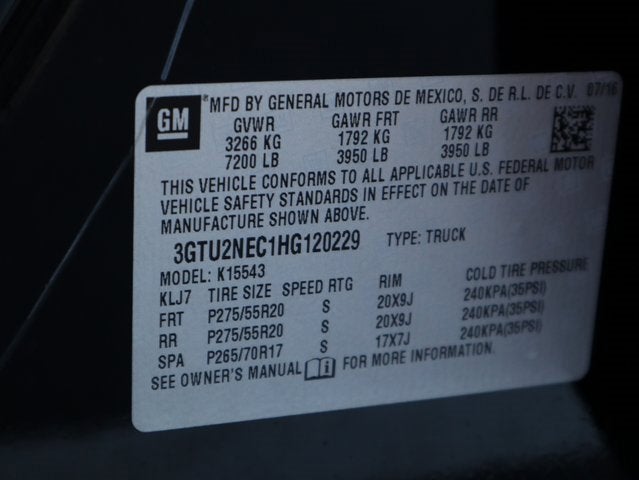 2017 GMC Sierra 1500 SLT