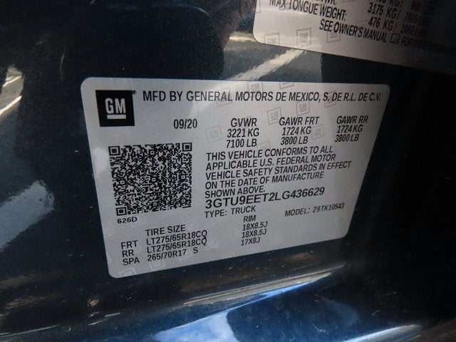 2020 GMC Sierra 1500 AT4