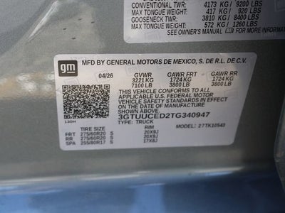 2026 GMC Sierra 1500 Elevation