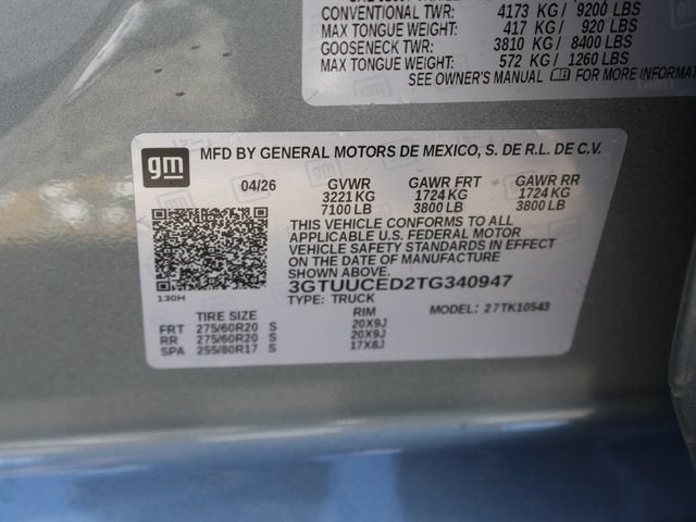 2026 GMC Sierra 1500 Elevation