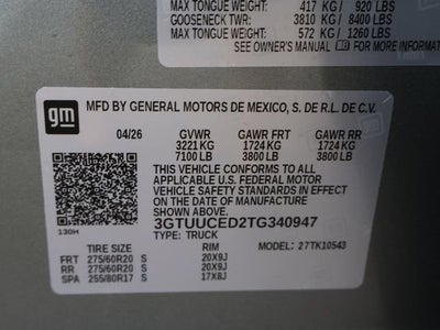 2026 GMC Sierra 1500 Elevation