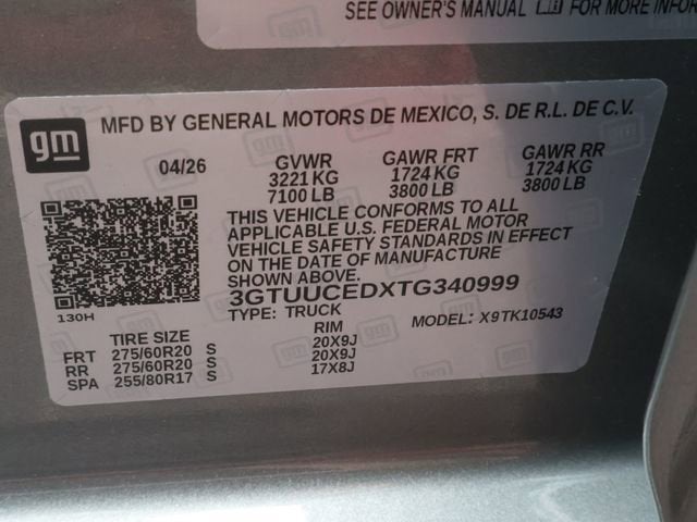 2026 GMC Sierra 1500 Elevation