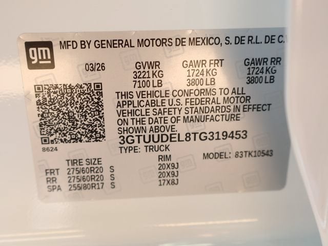 2026 GMC Sierra 1500 SLT
