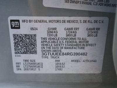 2024 GMC Sierra 1500 AT4