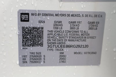 2024 GMC Sierra 1500 AT4