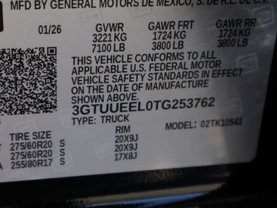 2026 GMC Sierra 1500 AT4