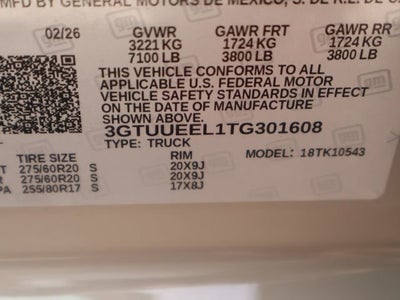 2026 GMC Sierra 1500 AT4