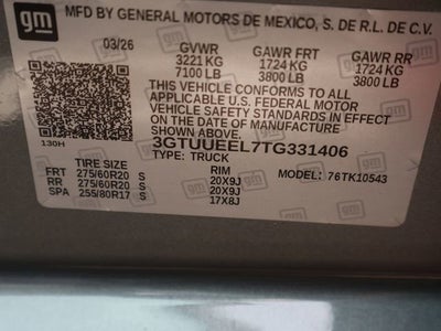2026 GMC Sierra 1500 AT4