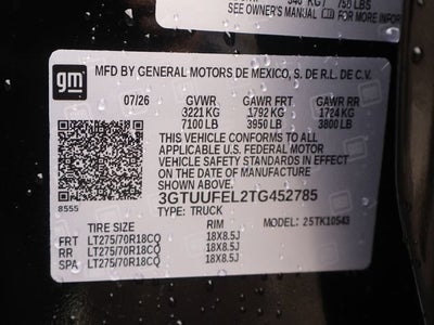 2026 GMC Sierra 1500 AT4X