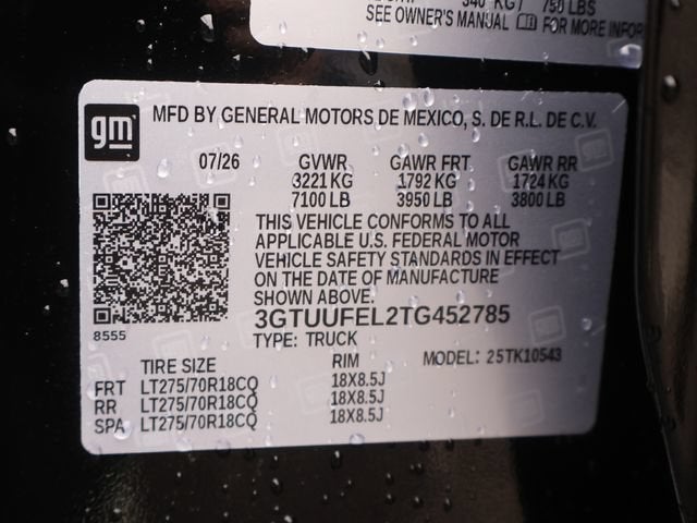 2026 GMC Sierra 1500 AT4X