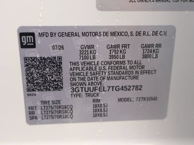 2026 GMC Sierra 1500 AT4X