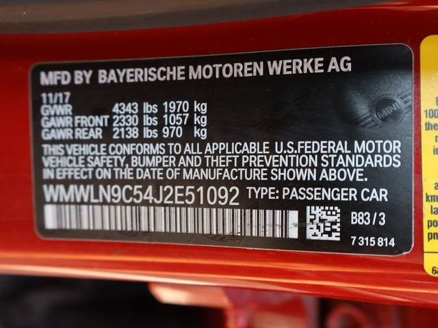 2018 MINI Clubman Cooper S