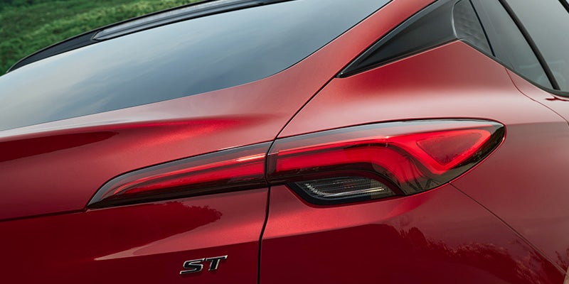 Buick Envista's tail lights showcasing style