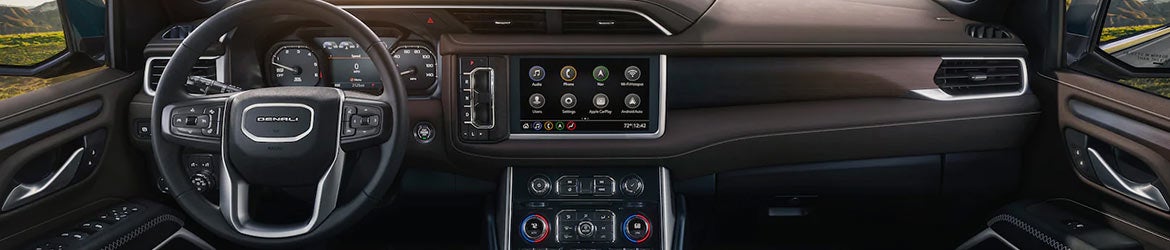 GMC Yukon XL interior showing the dashboard