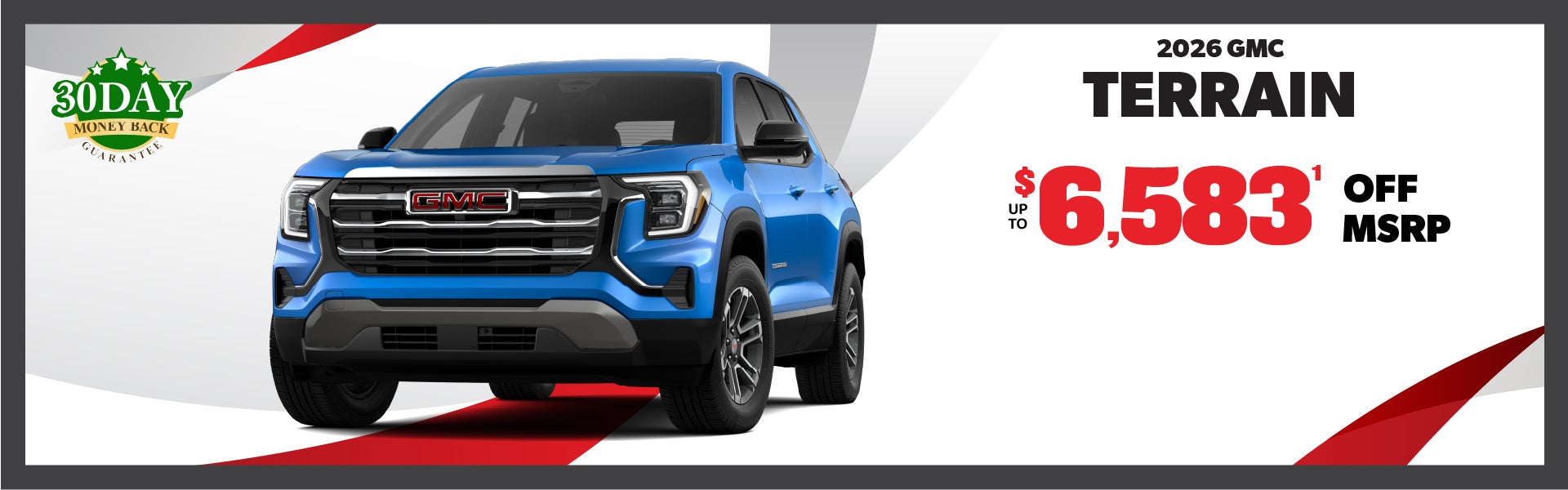 2026 GMC Terrain - up to $6583 off MSRP
