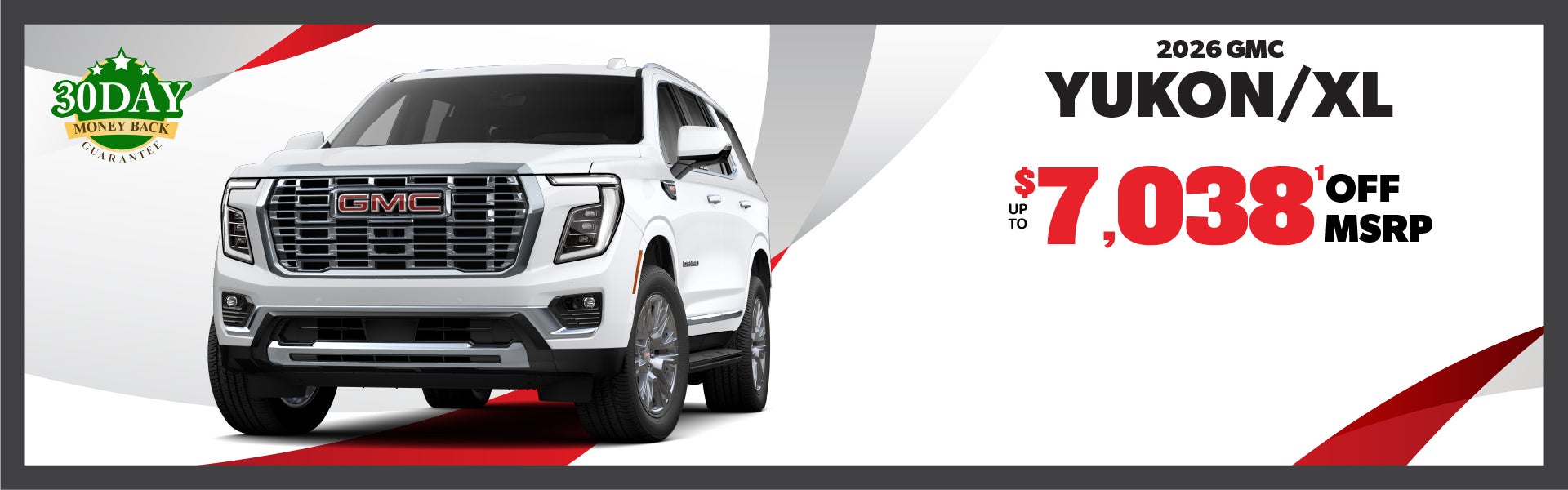 2026 GMC Yukon - up to $7038 off MSRP