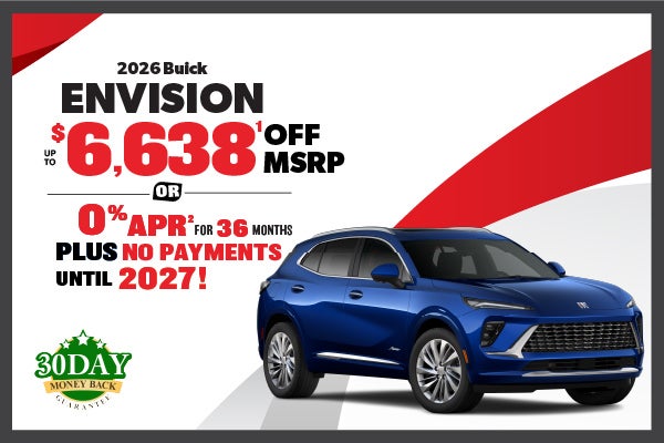 2026 Buick Envision - up to $6638 off MSRP or 0% APR