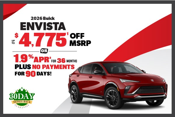 2026 Buick Envista - up to $4775 off MSRP or 0.9% APR