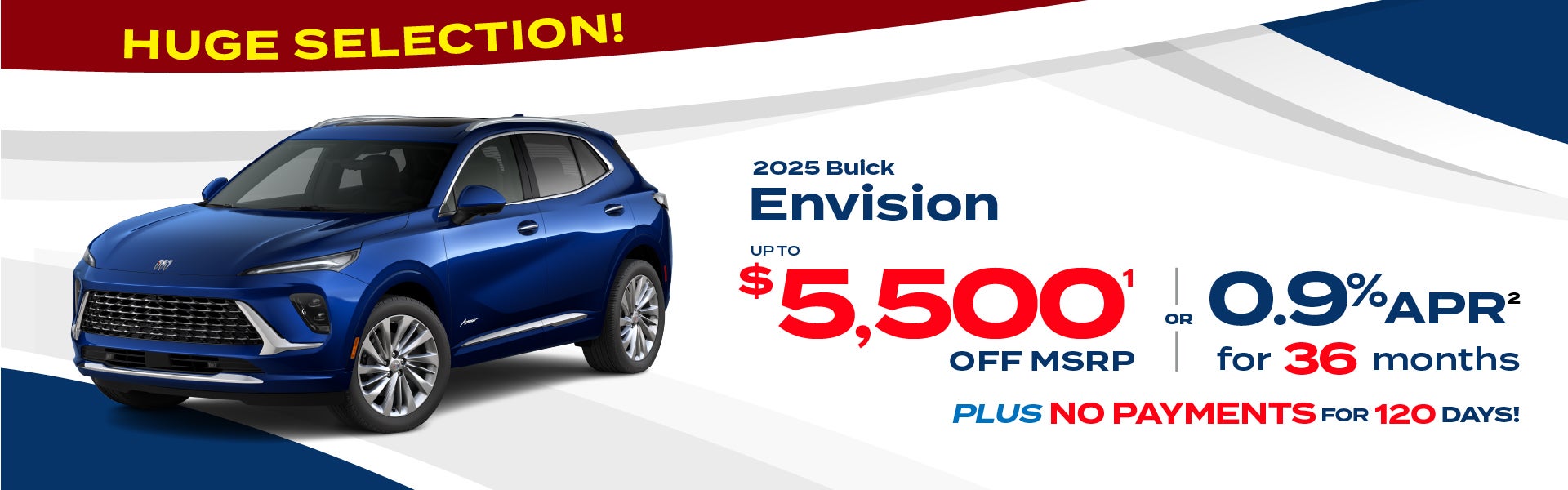 2025 Buick Envision - up to $5500 off MSRP or 0.9% APR