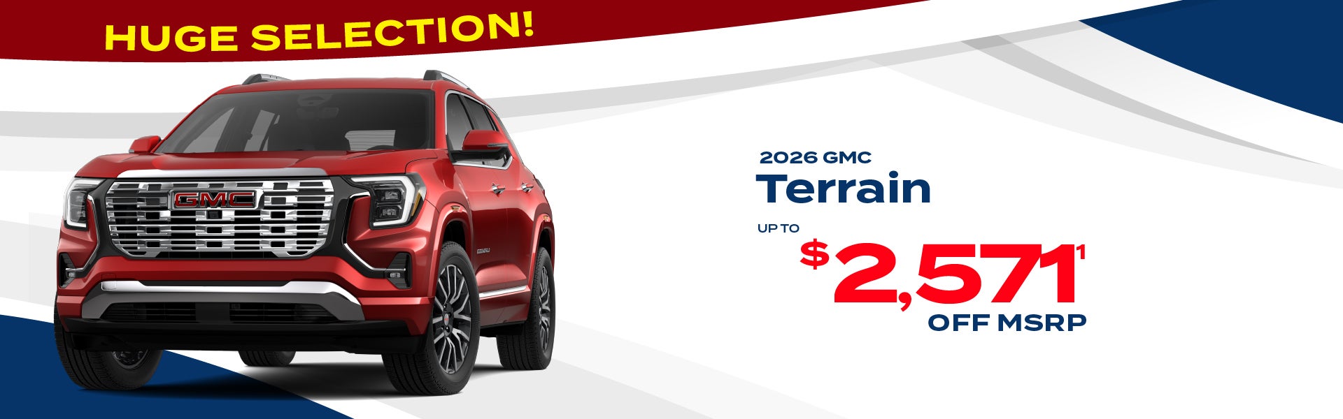 2026 GMC Terrain - up to $2571 off MSRP