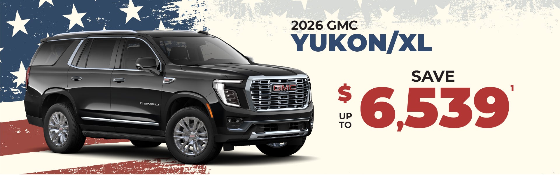 2026 GMC Yukon - up to $6539 off MSRP