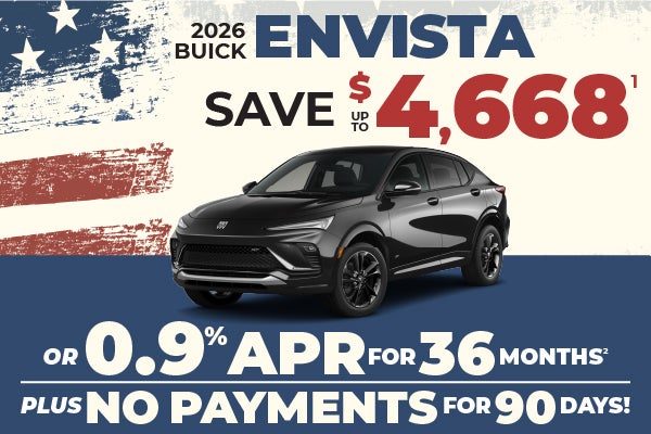 2026 Buick Envista - up to $4688 off MSRP or 0.9% APR