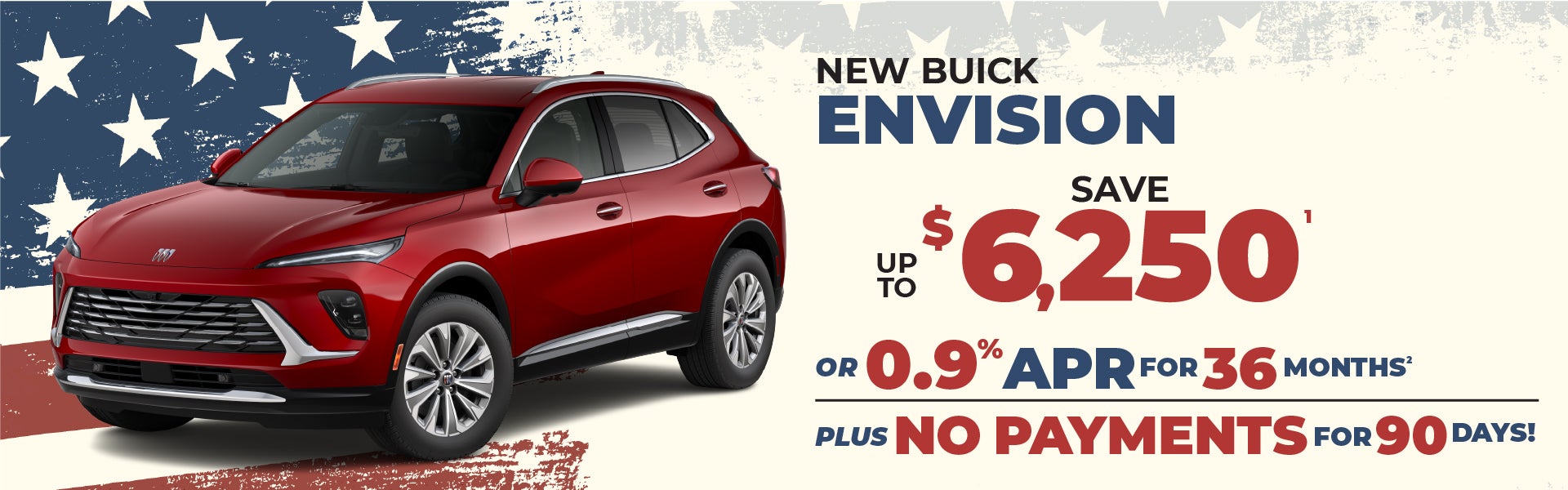 NEW Buick Envision - up to $6250 off MSRP or 0.9% APR