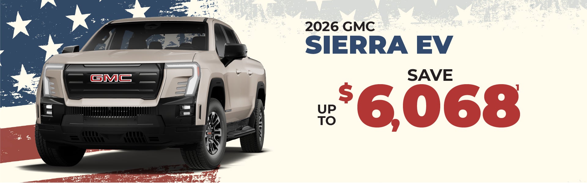 2026 GMC Sierra EV - up to $6068 off MSRP