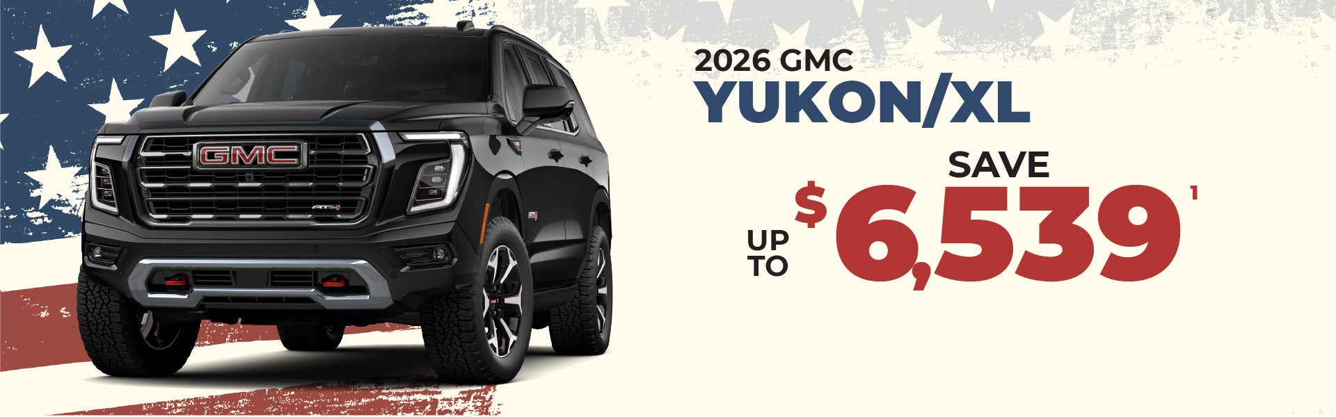 2026 GMC Yukon - up to $6539 off MSRP