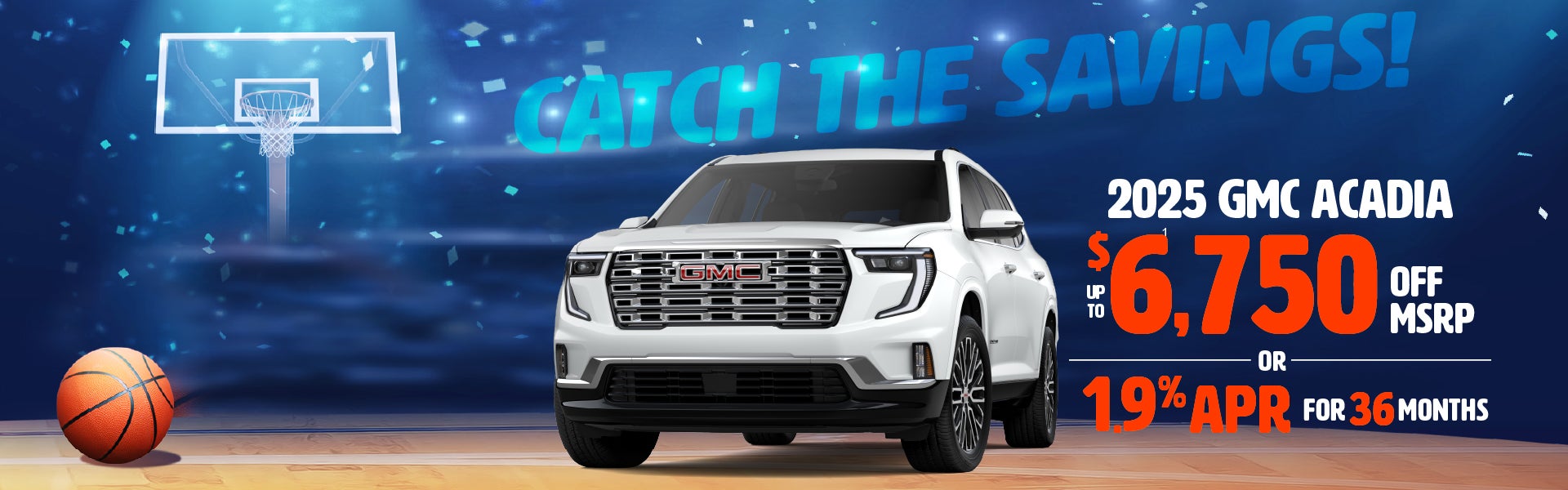 2025 GMC Acadia - up to $6750 off MSRP or 1.9% APR
