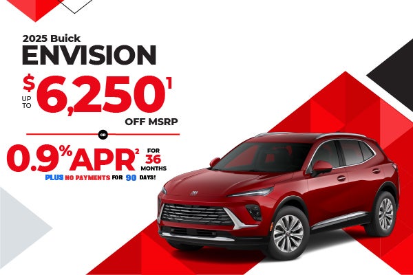 2025 Buick Envision - up to $6250 off MSRP or 0.9% APR