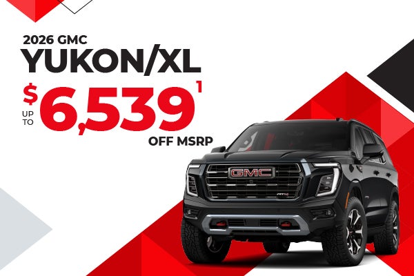 2026 GMC Yukon - up to $6539 off MSRP