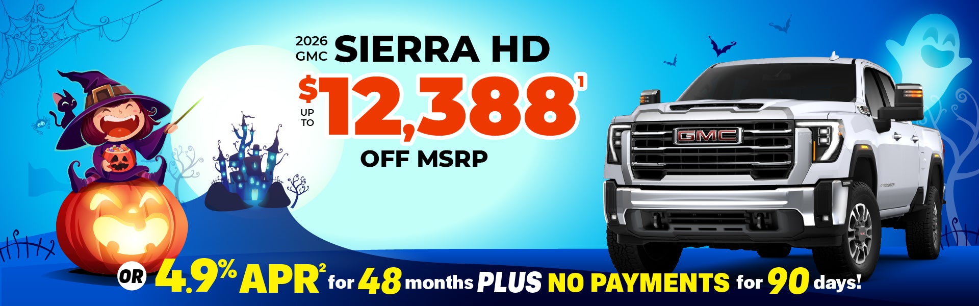 2026 GMC Sierra HD - up to $12,388 off MSRP or 4.9% APR