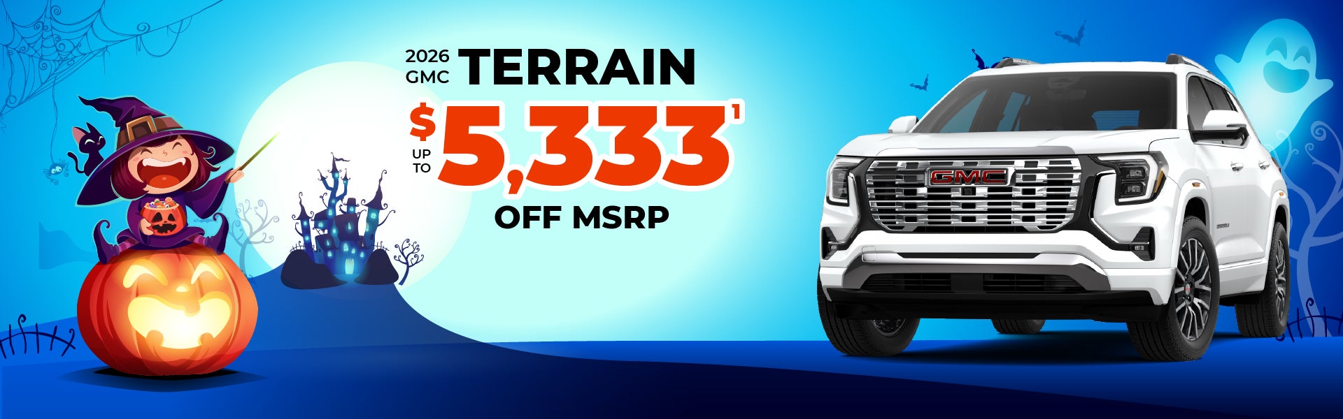 2026 GMC Terrain - up to $5333 off MSRP