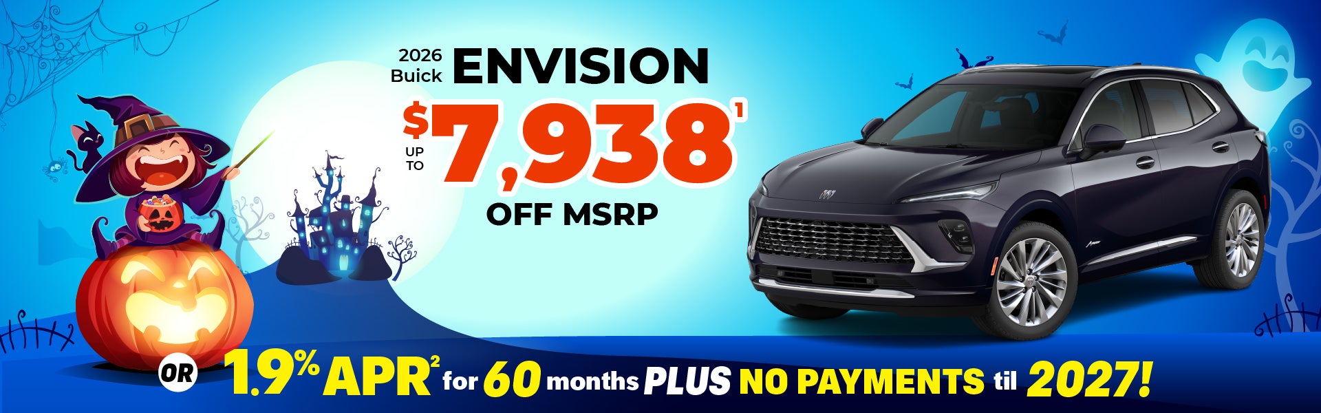 2026 Buick Envision - up to $7938 off MSRP or 0% APR