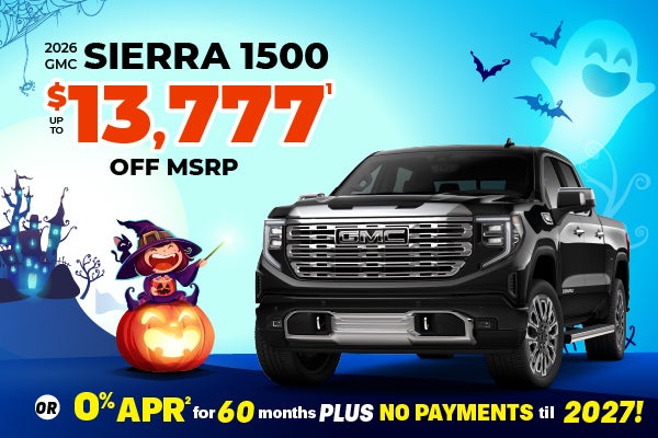 2026 GMC Sierra 1500 - up to $13,777 off MSRP or 0% APR